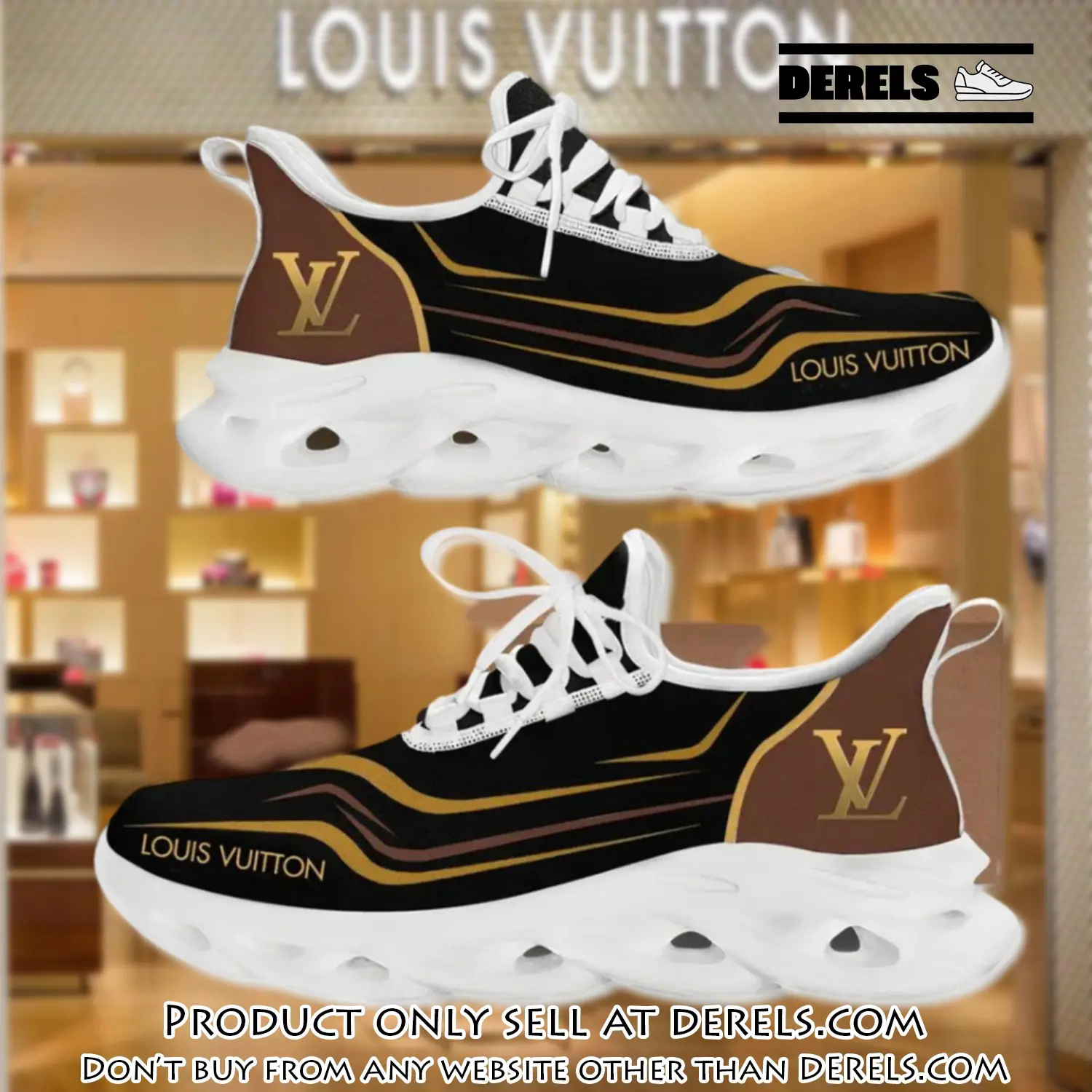 Louis vuitton yellow logo white premium max soul shoes luxury brand gifts for men women dr2038594